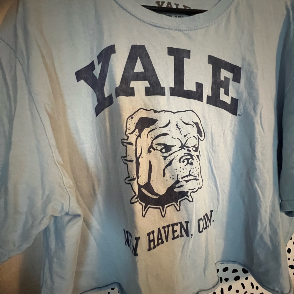 Yale cropped tshirt